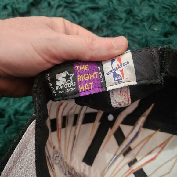 Vintage Chicago Bulls NBA Champions Starter Hat NWT 6x Titles - Picture 7 of 7